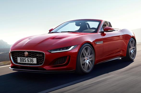 Rotes F-TYPE Cabriolet